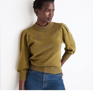 NEW WITH TAGS- Madewell green sweater